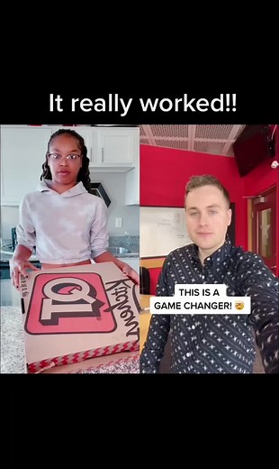 Pizza box hack #fyp #foryoupage #lifehack