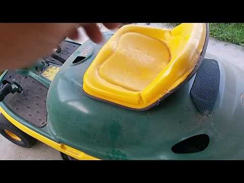Mower deck mod, close up look Yardman Bug