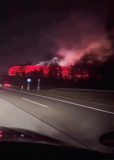 Allianz Arena's INSANE PYRO smoke during Bayern vs Sporting | View from outside | Champions League