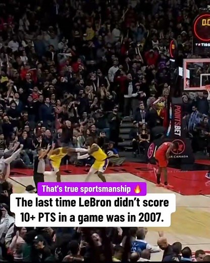 The streak is over, but Bron assisted on the game winner 🔥