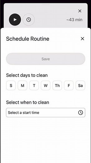 Scheduling a Routine
