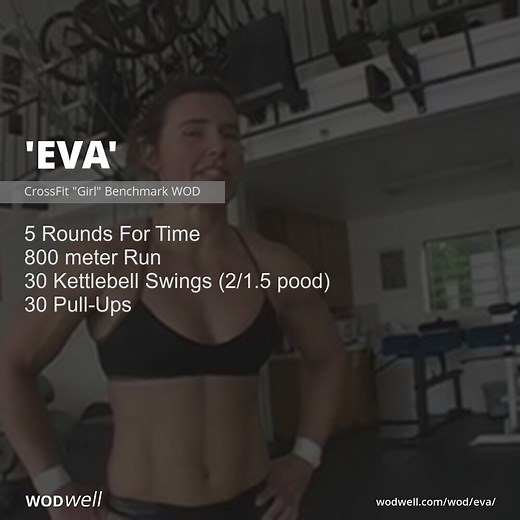 "Eva" Workout, CrossFit "Girl" Benchmark WOD | WODwell