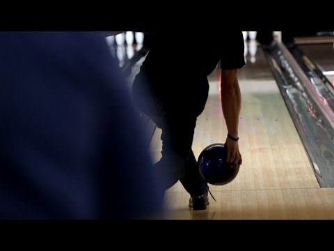 Slow Motion Bowling Release of Ricky (48 ft Kegel Great Wall of China Oil Pattern)