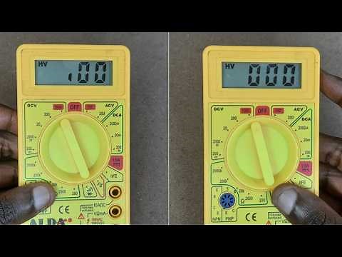 How to repair Multimeter Display Problem