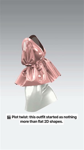 2D Pattern → 3D Garment ✨ CLO3D Fashion Design