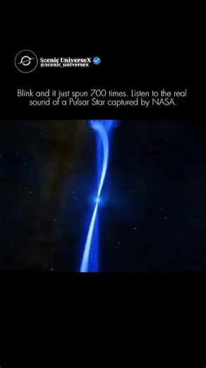 The Real Sound Of A Pulsar Star! ⭐🔊 #viral #shorts