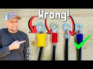 50% Failure Rate! How To Install Crimp Connectors Like The Pros!