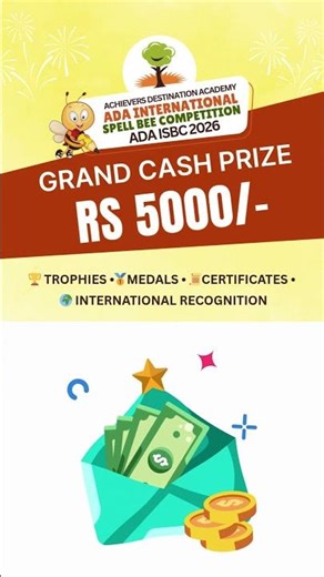 International Spell Bee Competition 2026 in USA | Register Now!