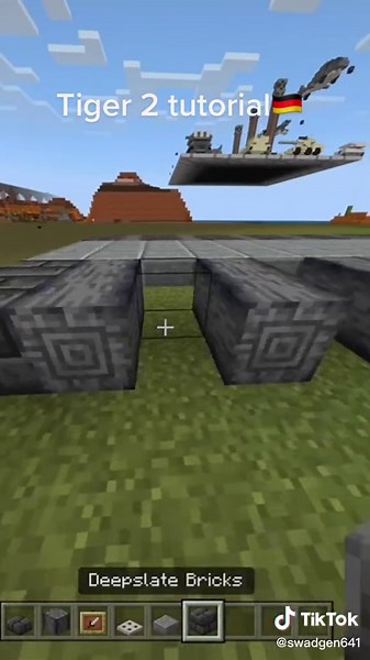 WW2 Tiger 2 Tank Tutorial in Minecraft