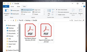 6.9K views · 12 reactions | We've added one of the most-requested features to our report templates. Now you can select a local folder to store all your customizable report PDFs in your local database automatically when you run a procedure on OneQA. Check out our 4 report templates by starting our free trial Try OneQA Now - 30 Day Free Trial >> https://flukebio.com/OneQA | Fluke Biomedical | Facebook
