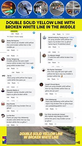 16K views · 231 reactions | Double Solid Yellow Line with Broken White Lines in the Middle #driving #traffic #rules #markings #marking #road #safety #roadsafety #drivingtips #driving #driver #Solid #yellow #white #pavement #guide #car #fbreels #reels #reelsfb #reelsvideo #reelsviral #reels2023 | Road Traffic | Facebook