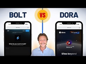 Bolt vs Dora: which AI tool generates the best landing page?