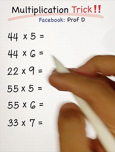 249K views · 5.9K reactions | Fastest Multiplication Trick! | Prof D | Facebook
