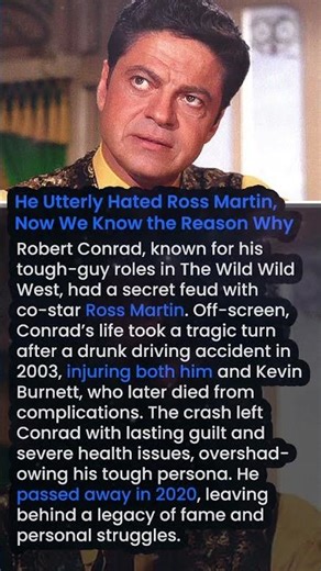 He Utterly Hated Ross Martin, Now We Know the Reason Why #shorts