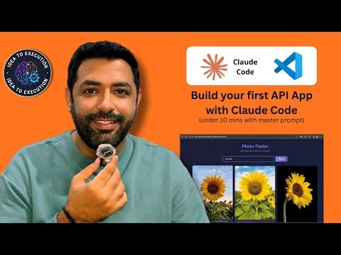Build your first API App with Claude Code under 10 mins with Master Prompt Technique