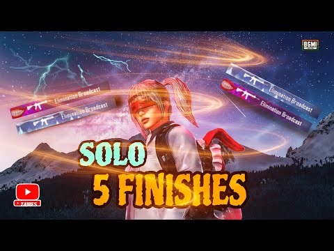 BIGS 5 SOLO KILLS | ZANIES IS BACK | BGMI