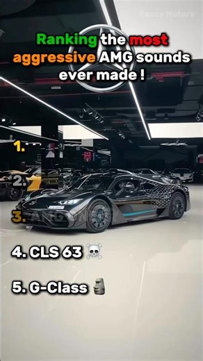 Ranking the most aggressive AMG sounds ever made ! #car #mercedes #mercedesamg #shorts