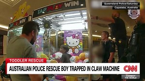 Australian police rescue boy trapped in a claw machine