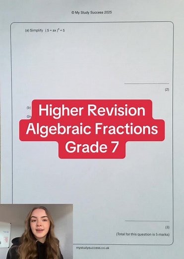 Mastering Algebraic Fractions for Grade 7