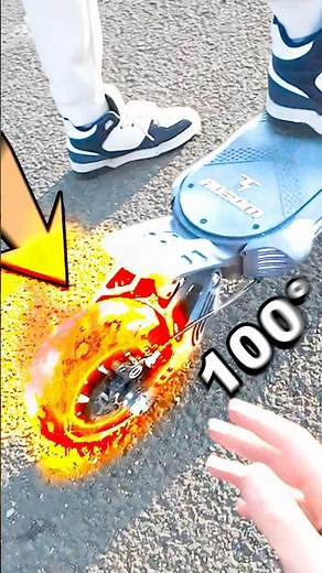 Burned E-Scooter Motor…