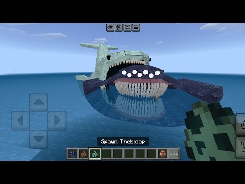 The bloop addon in Minecraft PE