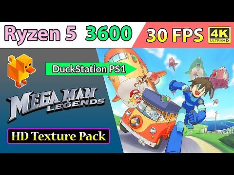 Mega Man Legends - HD Texture Pack • 30 FPS • 4K - DuckStation PS1 | Ryzen 5 3600 - GeForce RTX 2060