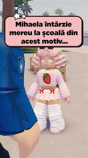Mihaela întârzie mereu la școală din acest motiv... #roblox #berry #robloxedit