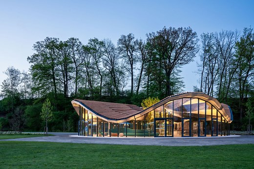 Hybrid Flax Pavilion / ICD/ITKE/IntCDC University of Stuttgart