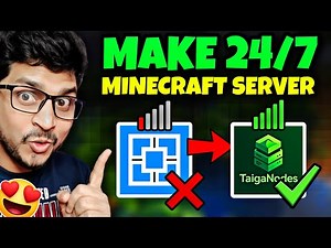 How To Make 24/7 Minecraft Server Without any Queue | Best 24/7 Minecraft Server Hosting☺️