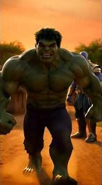 "HULK vs THANOS 😱 | A dangerous battle took place in the village!"
