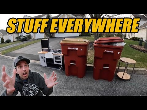 Insane Bulk Garbage Day - Trash Picking Ep. 878