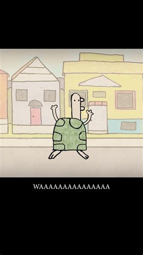 duck turtle cant get out of bed since he has no motivaion and needs some energy funny animation