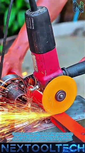 cutter tools: Angle Grinder JIG HACK FAST Metal Cutting Tool Work#tools