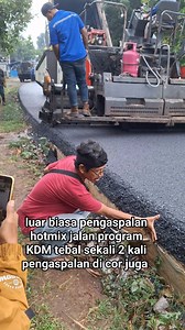 9.8M views · 136K reactions | luar biasa pengaspalan hotmix jalan program KDM | Reza Cahya Irawan | Facebook