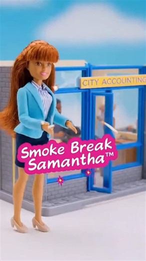 9.7K views · 899 reactions | Real Rigs Series brings you Smoke Break Samantha. Everyone else only gets a lunch break but Samantha takes a smoke break every 30 minutes. Somehow Samantha is still the bosses favorite employee. | Coy Cooter | Facebook