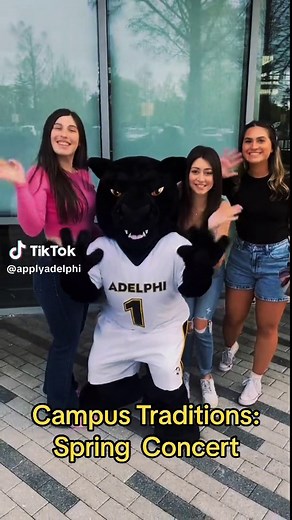 Campus Traditions: Spring Concert Adelphi University has several traditions all of our current panthers and alumni look forward to. Our first highlight goes to the annual Spring Concert hosted by @adelphisab! Our Student Activities Board and the Center For Student and Community Engagement work together to plan this event for the Adelphi community to enjoy. It is a day filled with fun as members of SAB and volunteers hired through our Center for Student and Community Engagement setup for the even
