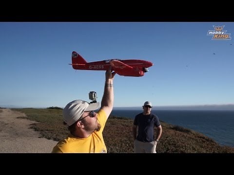 Durafly DH-88 Comet 1120mm w/retracts & lights - Power Slope Scale - First Flight