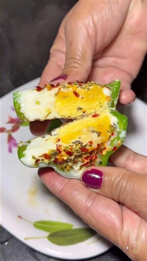 Capsicum Egg 🍳 ✨ … #food #shorts #asmrsounds