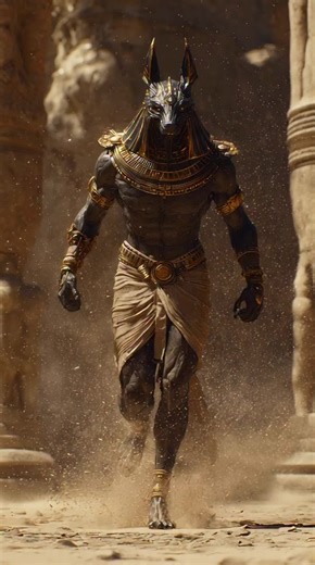 The Awakening of Anubis: The Guardian of the Underworld ⚖️🏺 Step into the mystical world of Ancient Egypt with this cinematic portrayal of Anubis, the God of Death and Embalming. Watch as the Jackal-headed deity roams through golden desert sands, stands tall amidst monumental temples, and commands the ancient winds. A powerful journey blending mythology with stunning visuals. ​Don't forget to like, share, and subscribe for more epic mythological content! ​#Anubis #AncientEgypt #EgyptianMytholog
