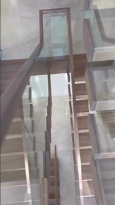 A Floating Masterpiece in Oak & Glass #custom #floating #homedecor #interiordesign