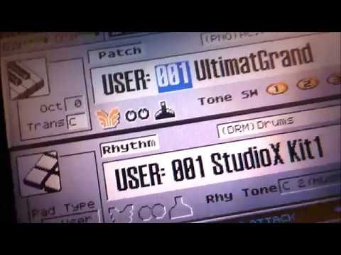 Roland Fantom X6 demo tunes