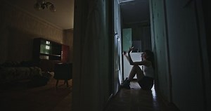 Woman Smoking Weed Corridor Zoom View Stock Footage Video (100% Royalty-free) 1088664799 | Shutterstock