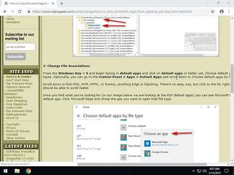 How to Stop Microsoft Edge From Opening PDF and HTML Files