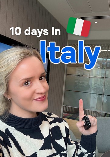 How to spend 10 days in Italy 🇮🇹 Days 1-3, Rome With multiple airports to fly into, you're landing into a world of history and incredible food. You’ve got the colosseum, Trevi Fountain, the Vatican, and the best pasta in the world. Days 4-5, Florence Just an hour and a half from Rome by train, Florence is a bit slower and smaller than the capital but still packs plenty in. And you can take a day trip to see the Leaning Tower of Pisa and taste some of the best wines in the world. Day 6, Bologna