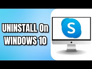 How To UNINSTALL SKYPE FOR BUSINESS WINDOWS 10
