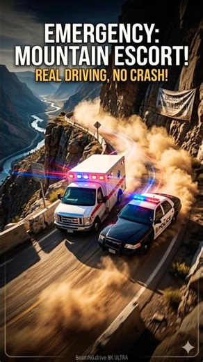 I didn't think they would make it... 😱🚑 #Shorts #BeamNG