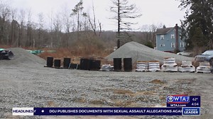 Scalp Level Borough Council holds groundbreaking ceremony for sewage project