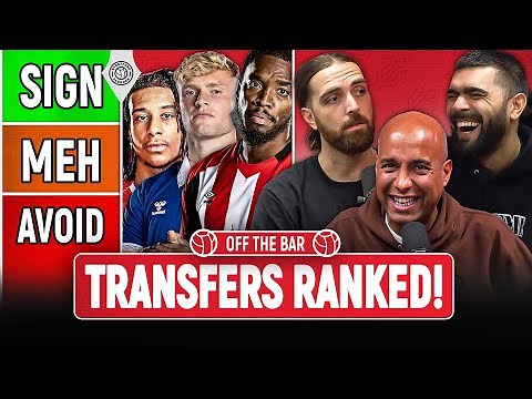 TIER LIST! Manchester United Transfer Targets RANKED! | Off The Bar