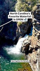 OPEN/CLOSED DETAILS ⤵️ Some trails at this beloved waterfall have opened! ✅ OPEN: • Old NC 105 Entrance• Chimney View Overlook Trail• Erwin View Trail 🛑 CLOSED: • Blue Ridge Parkway entrance• Upper Falls Overlook Trail • Plunge Basin Trail• Visitor Center• Campground(Violators will be cited & fined) 🎫📍Linville Falls. North Carolina ⛰️ Follow for Blue Ridge Mountains content | Smoky Mountain Soul Adventures