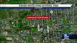 Two vehicle crash in Lebanon involves school van
